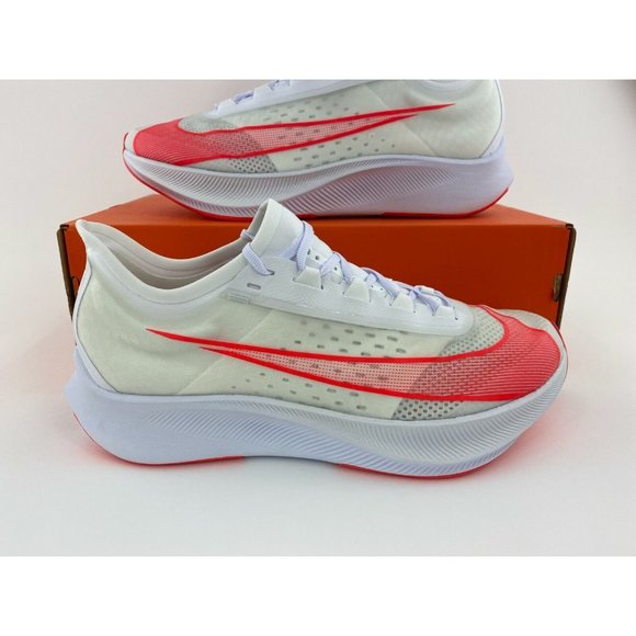 Nike Zoom Fly 3 Laser Crimson Men's Size 14 Running Shoes Red White - Picture 5 of 12